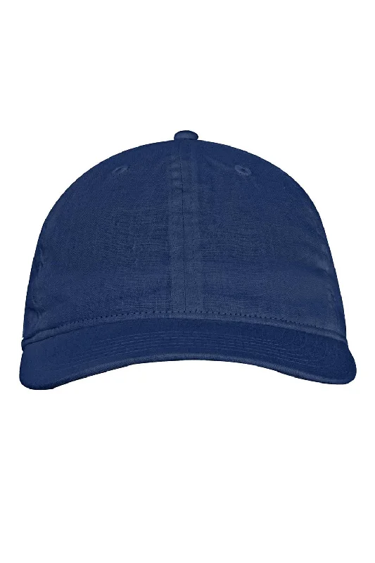 Mens hats with quick-dry texture-Econscious Mens Hemp Hero Moisture Wicking Adjustable Hat - Denim Blue