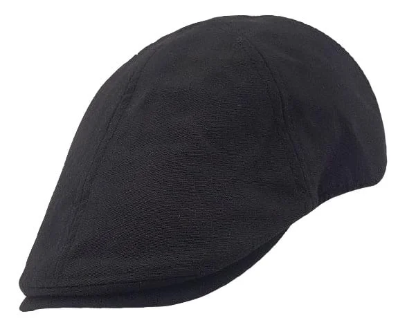 Beanies & Headbands with Neutral Shades-Stanton Oxford Ivy Flat Cap - Black