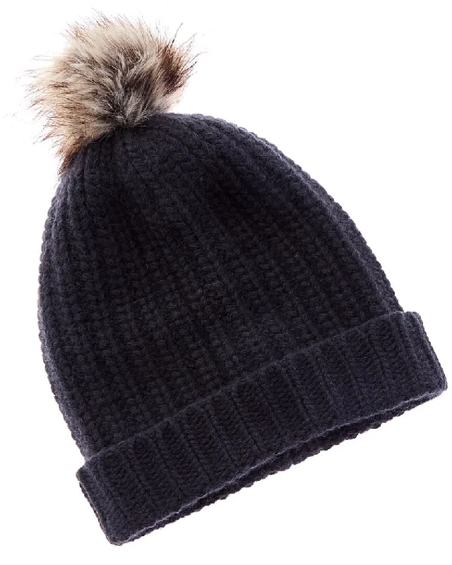 Wool hats for outdoor activities-Portolano Chunky Wool-Blend Beanie