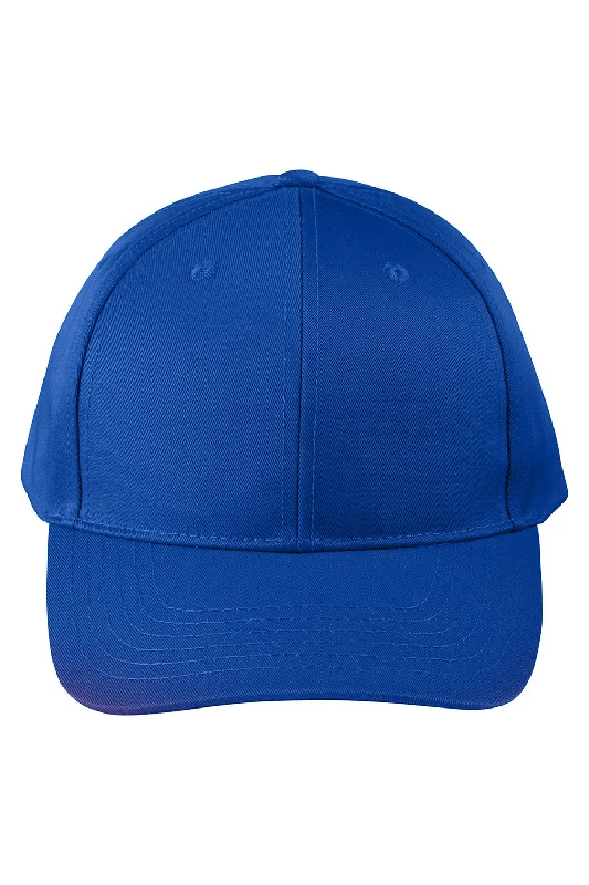 Mens hats for hiking-Big Accessories Mens Twill Snapback Hat - True Royal Blue