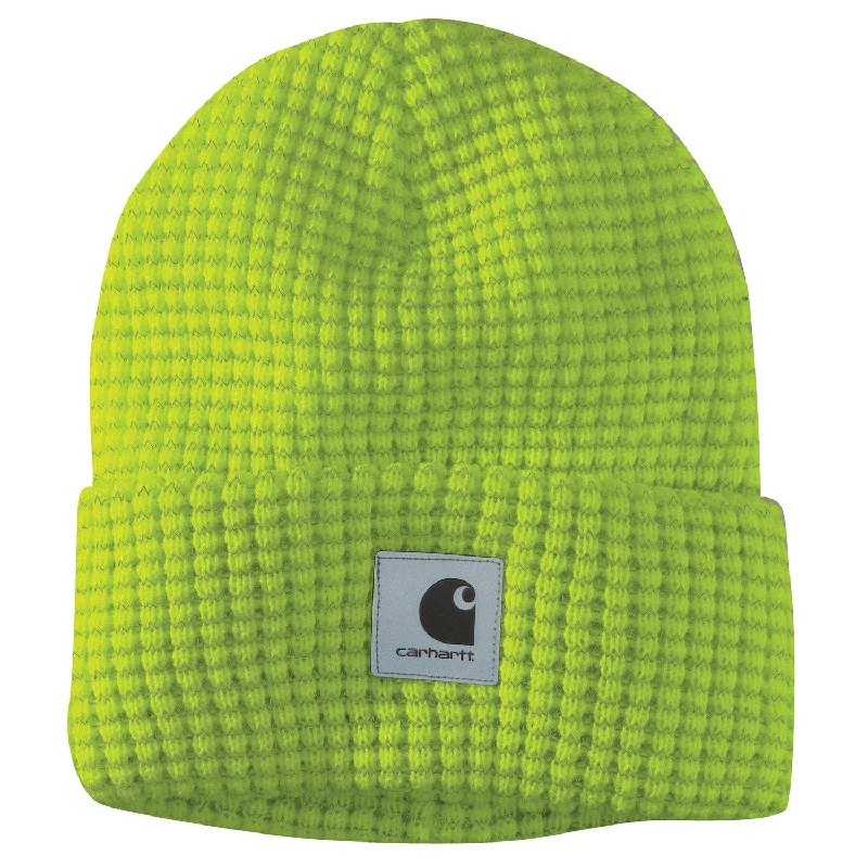 Beanies & Headbands for Clean Look-Carhartt Reflective Patch Knit Beanie