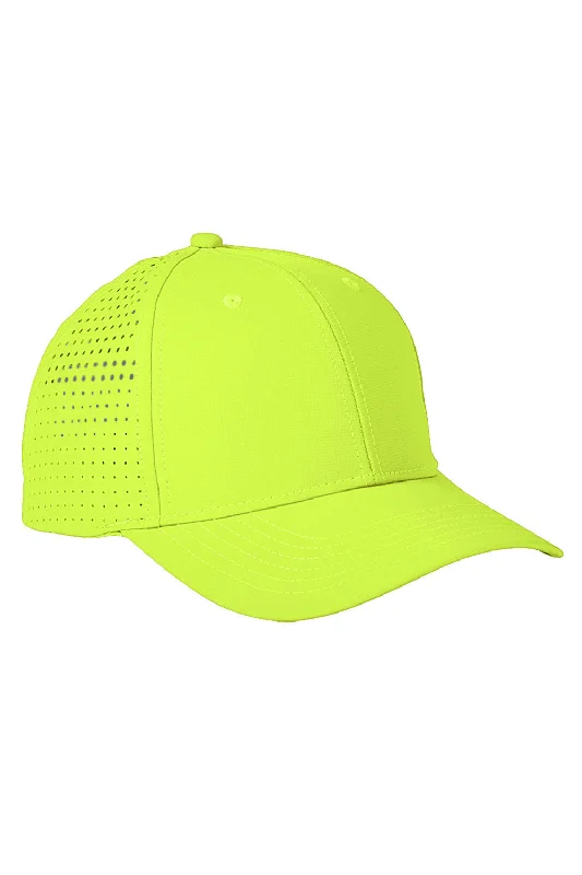 Mens hats for freezing mornings-Big Accessories Mens Performance Adjustable Hat - Neon Yellow