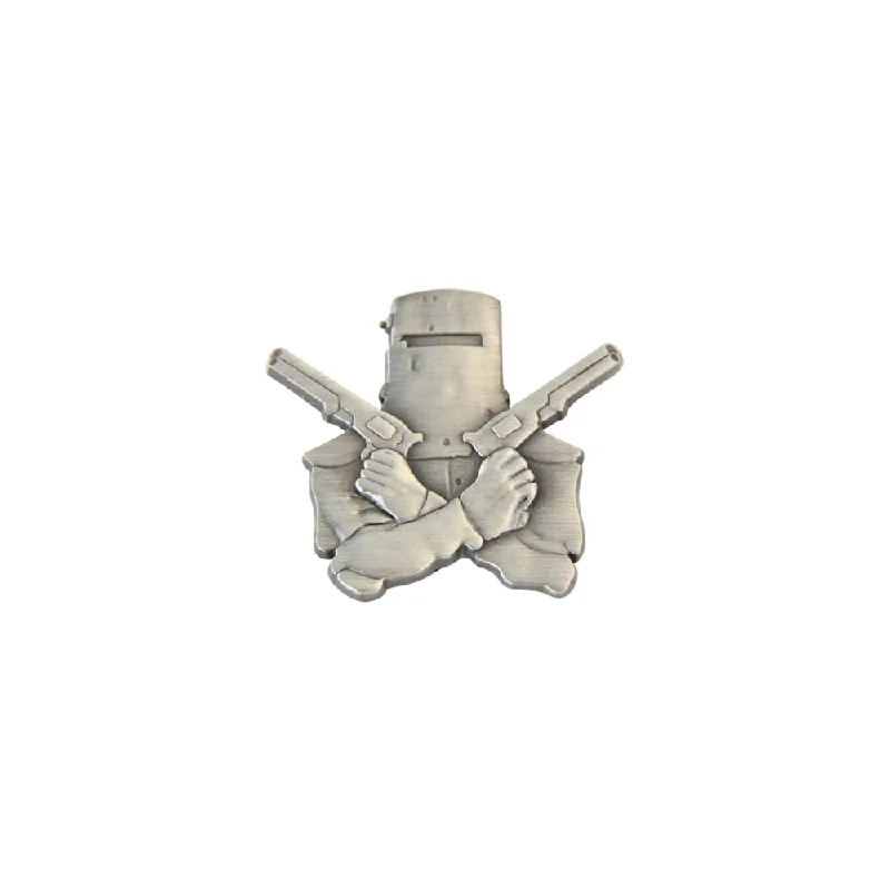 Beanies & Headbands for Hockey Fans-Ned Kelly Hat Pin - Antique Silver