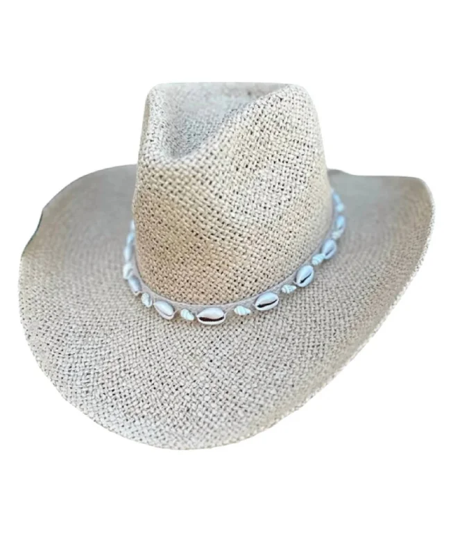 Women's Coastal Cowgirl Hat In Taupe/ Caramel