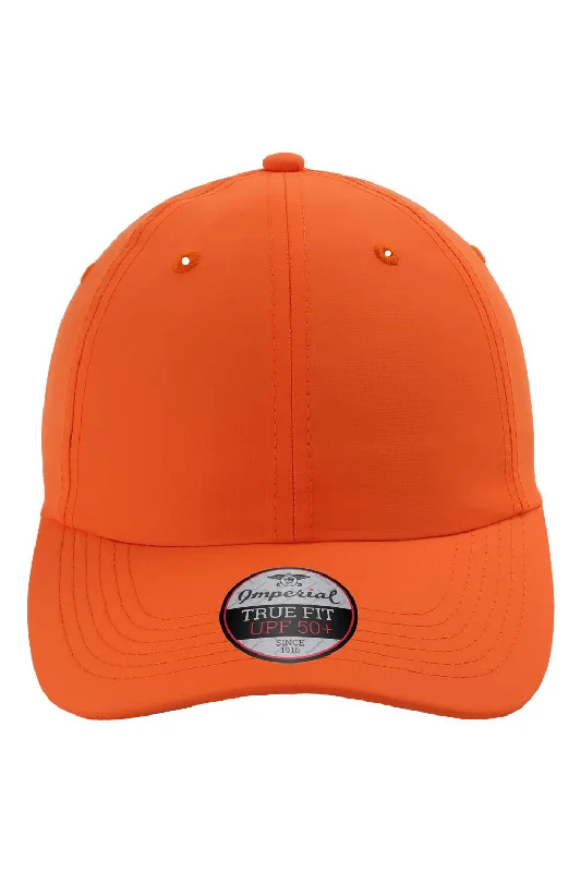 Mens hats with cool designs-Imperial Mens The Original Performance Moisture Wicking Adjustable Hat - Orange