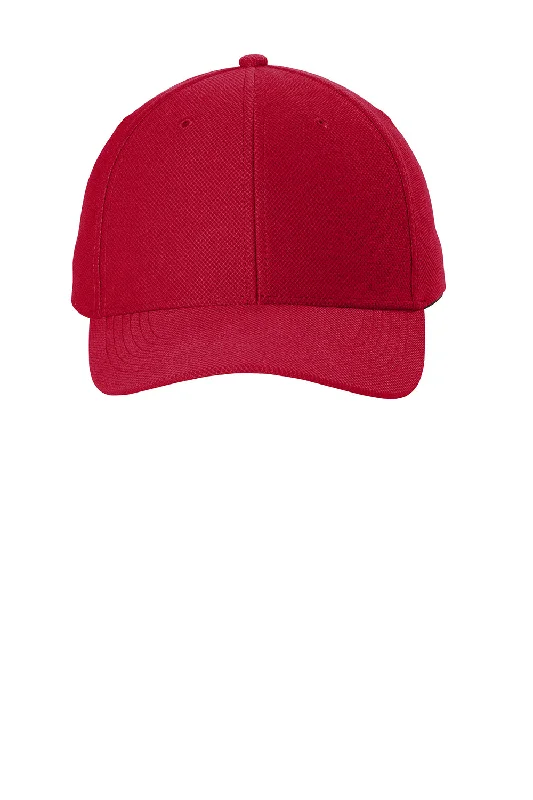 Mens hats for lacrosse-Sport-Tek Mens Action Moisture Wicking Snapback Hat - True Red