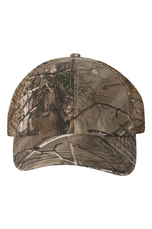 Mens hats with rugged design-Kati Mens Camo Washed Mesh Adjustable Hat - Realtree Xtra