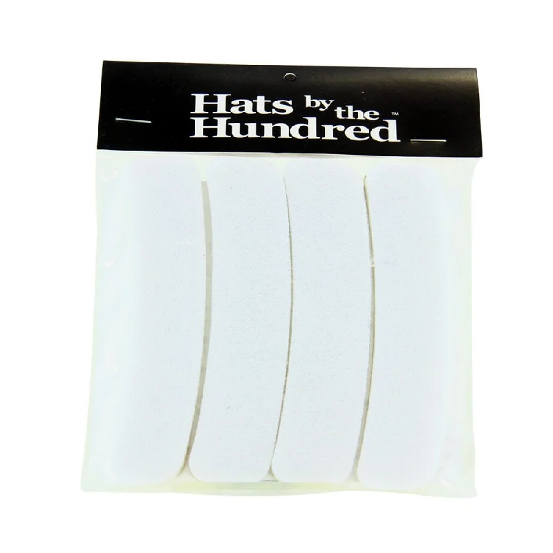 Beanies & Headbands with Curved Edge-Hat Filler Inserts (4 Pcs) - Hat Reducer - White