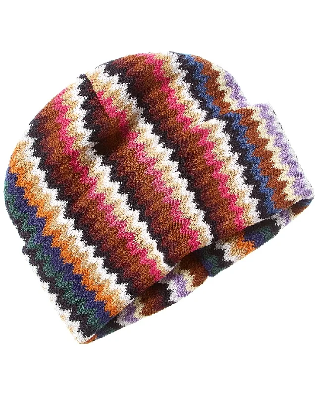 Wool hats for holiday gift ideas-Missoni Wool-Blend Beanie