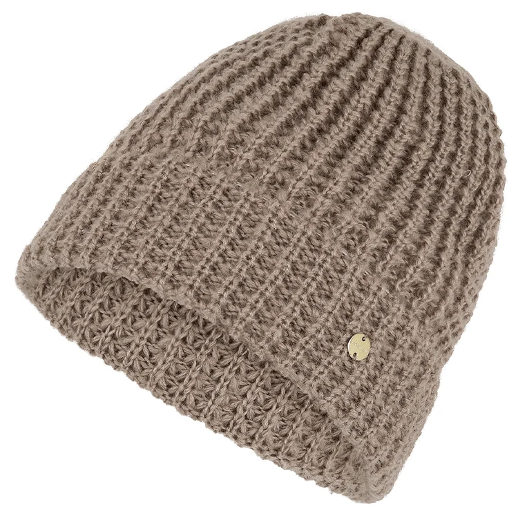 Beanies & Headbands with Warm Feel-Kooringal Ladies Claudiana Beanie - Oatmeal