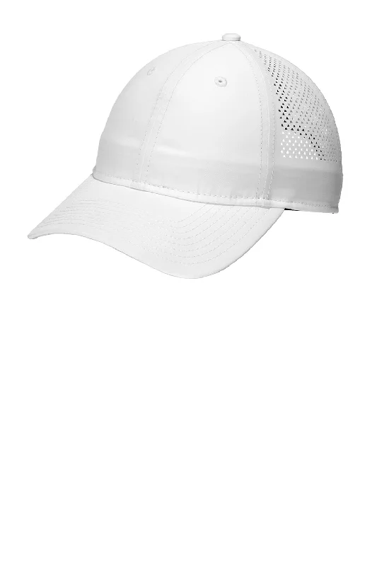 Mens hats for endurance training-New Era Mens Adjustable Hat - White