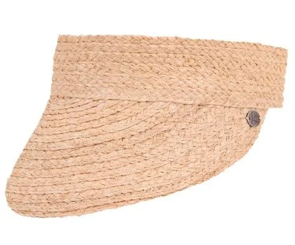 Beanies & Headbands for Relaxation-Kooringal Visor Raffia - Natural