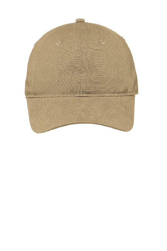 Mens hats for mild evenings-Port Authority Mens Adjustable Hat - Khaki