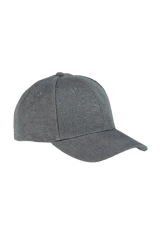 Mens hats for road travel-Econscious Mens Adjustable Hat - Charcoal Grey