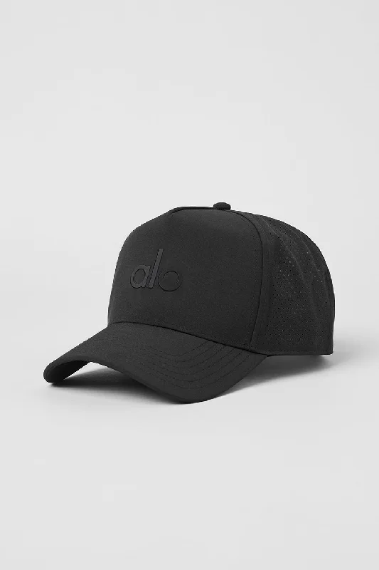 Beanies & Headbands for Pond Trips-Performance District Trucker Hat - Black