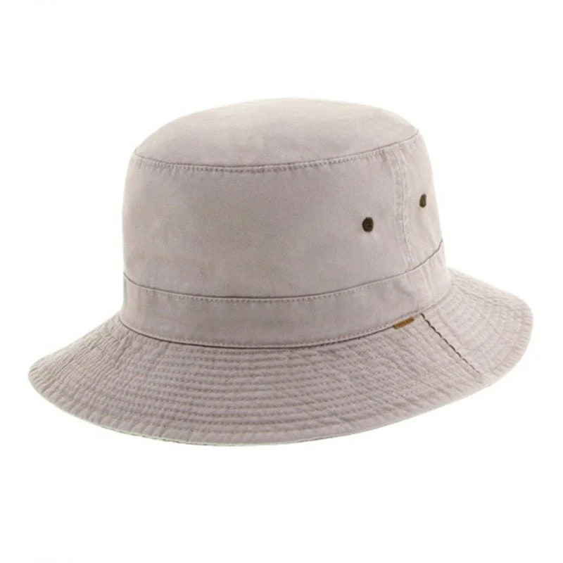 bucket hats for chic, practical beach accessories-Kooringal Mens Packard Bucket Hat - Grey