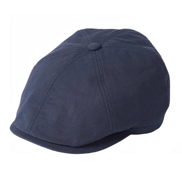 Beanies & Headbands with Playful Graphics-Failsworth Canvas Hudson 6 Pce Cap - Navy/Mint