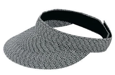 Beanies & Headbands for Ridge Walks-Jeanne Simmons - Black Tweed Visor