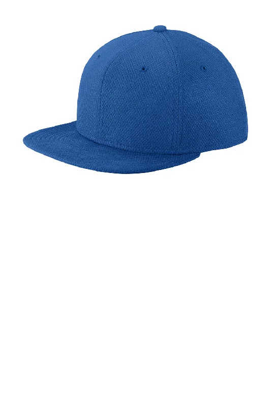 Mens hats with soft lining-New Era Mens Moisture Wicking Adjustable Hat - Royal Blue