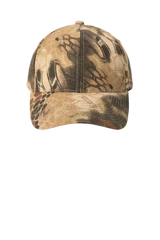 Mens hats for nature walks-Port Authority Mens Pro Camouflage Adjustable Hat - Kryptek Highlander