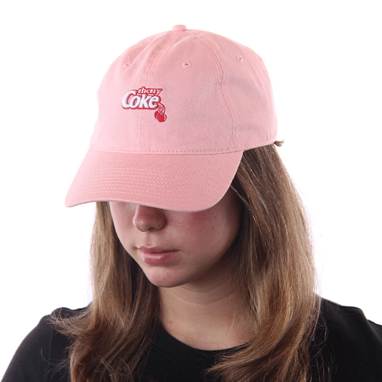 Beanies & Headbands for Damp Nights-American Needle Cherry Coke Micro Cap - Pink