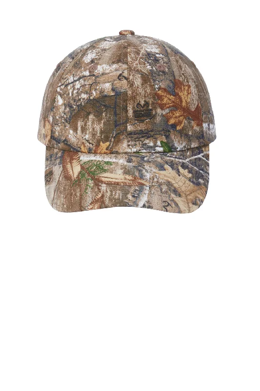 Mens hats for restful evenings-Port Authority Mens Pro Camouflage Garment Washed Adjustable Hat - Realtree Xtra