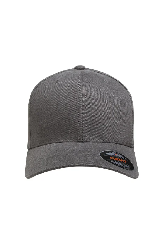 Mens hats for cold nights-Flexfit Mens Stretch Fit Hat - Grey - Closeout