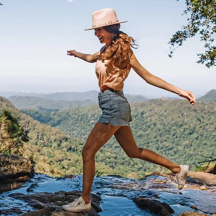 Beanies & Headbands with Gradient Colors-Kooringal Ladies Safari Hat Gigi - Apricot