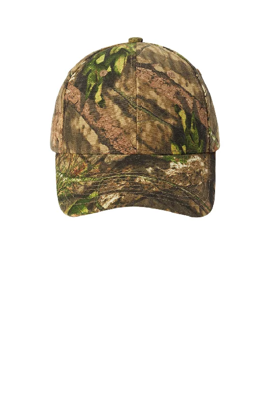 Mens hats for biking-Port Authority Mens Pro Camouflage Adjustable Hat - Mossy Oak Break Up Country