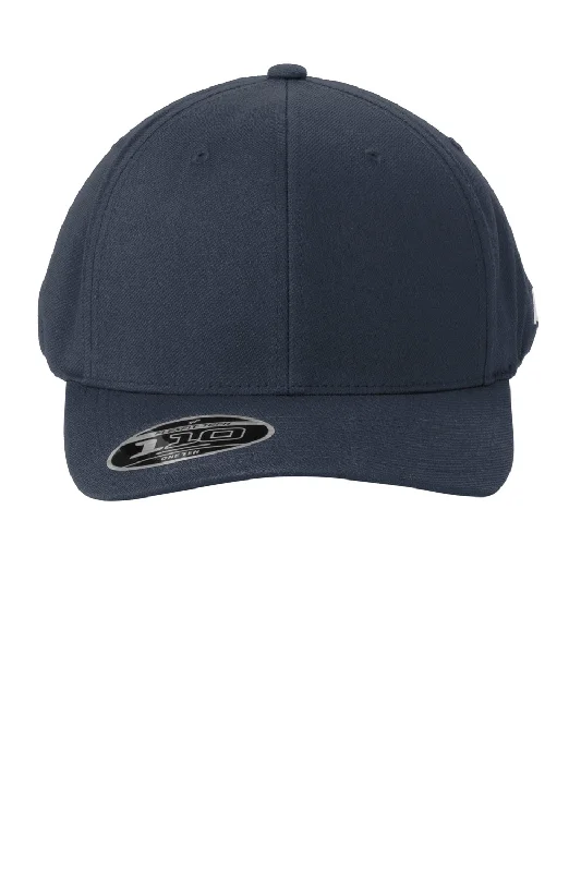 Mens hats for cardio sessions-TravisMathew Mens FOMO Solid Adjustable Hat - Blue Nights