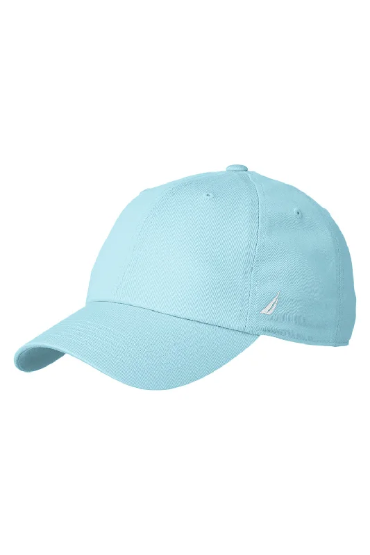 Mens hats for polished looks-Nautica Mens J Class Adjustable Hat - Sea Mist Blue