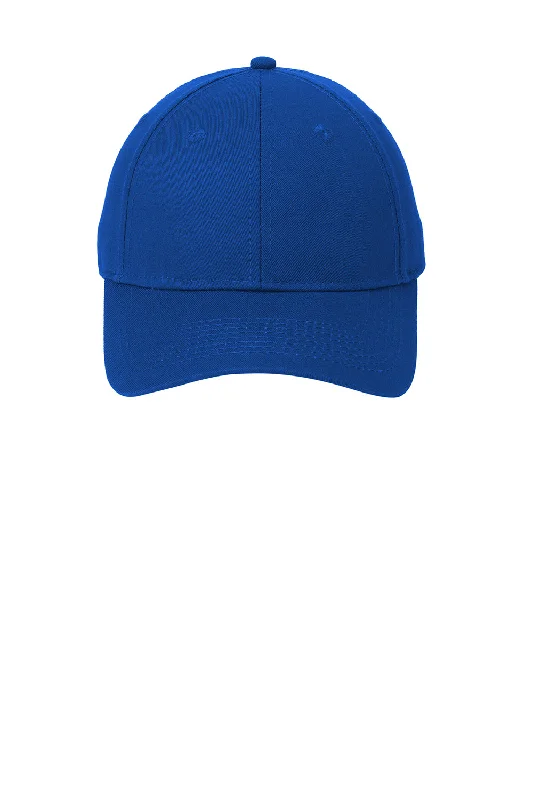 Mens hats with eco cotton-Port & Company Mens Twill Adjustable Hat - Royal Blue