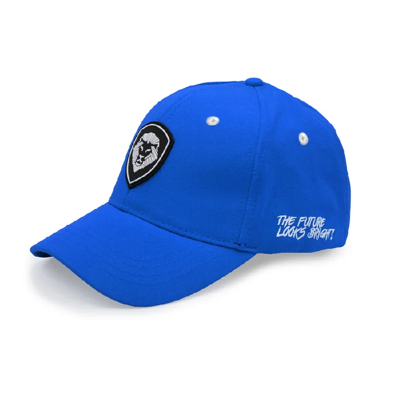 Beanies & Headbands for Daily Work-VT Shield Logo Future Looks Bright Royal Snapback Hat