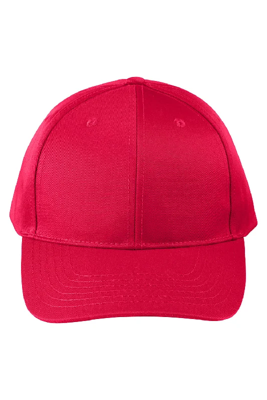 Mens hats with cool designs-Big Accessories Mens Twill Snapback Hat - Red