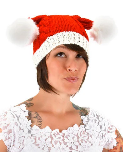 Beanies & Headbands for Gala Nights-Elope - Knit Santa Hat