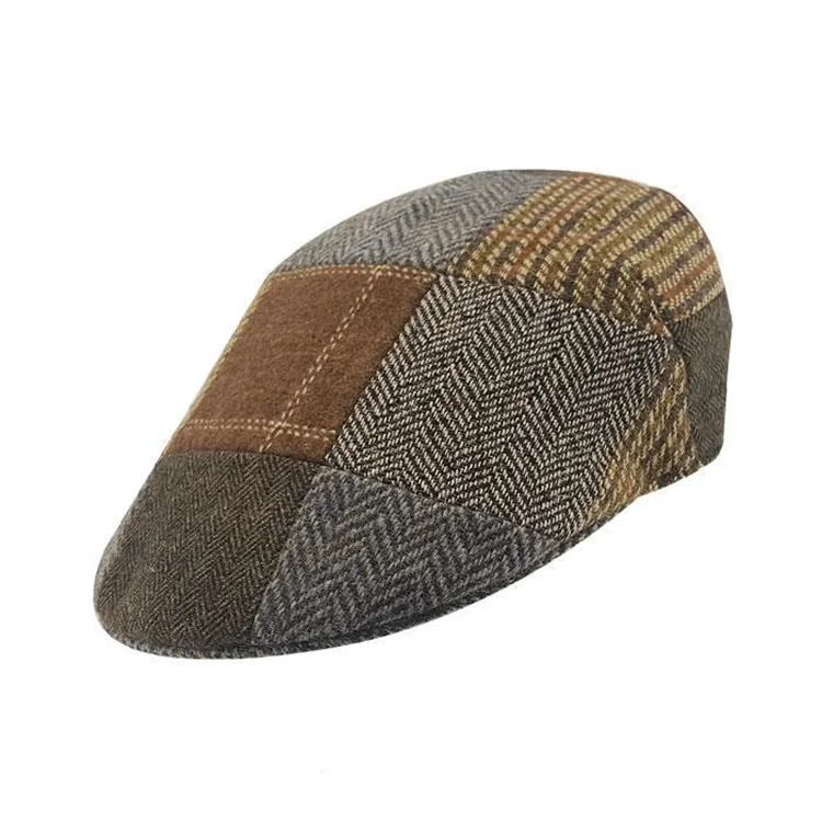 Beanies & Headbands for Foggy Days-Stanton Oliver Ivy Cap - Brown Patch