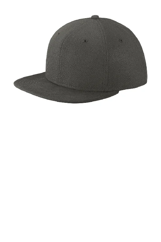 Mens hats with ethical production-New Era Mens Moisture Wicking Adjustable Hat - Graphite Grey