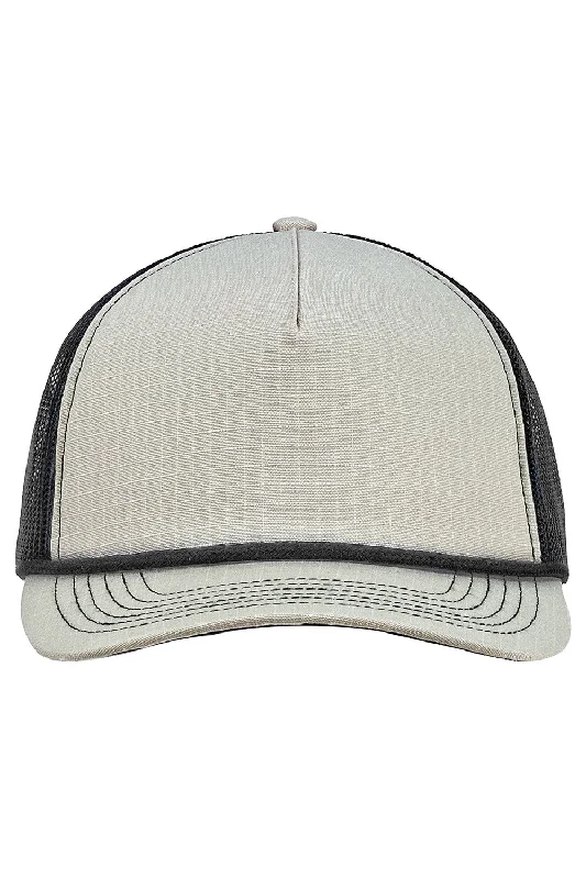 Mens hats for windy days-Big Accessories Mens Lariat Ripstop Snapback Trucker Hat - Khaki/Black