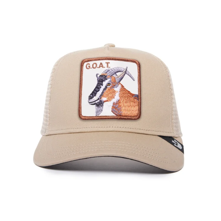 Beanies & Headbands with Elegant Finish-Goorin Brothers The G.O.A.T Trucker - Taupe