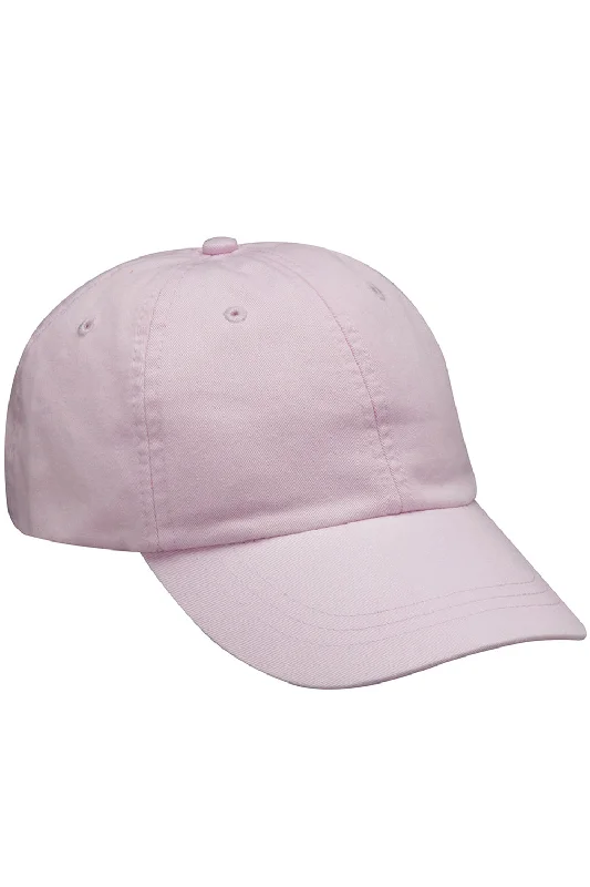 Mens hats with eco cotton-Adams Mens Adjustable Hat - Pale Pink