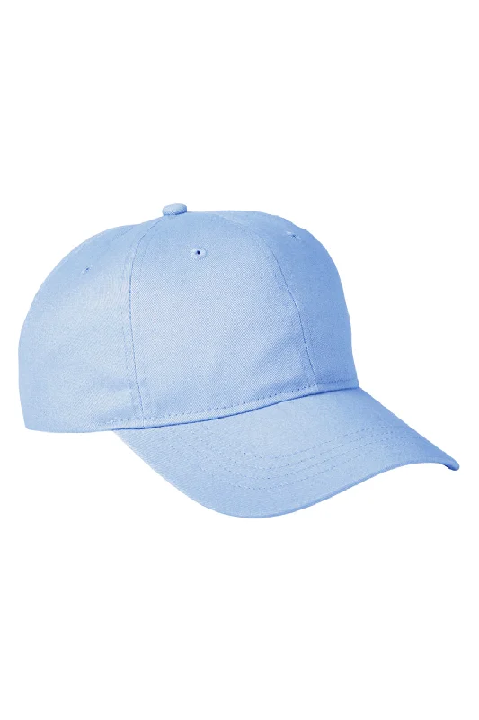 Mens hats with stretch fit-Big Accessories Mens Ultimate Adjustable Hat - Light Blue