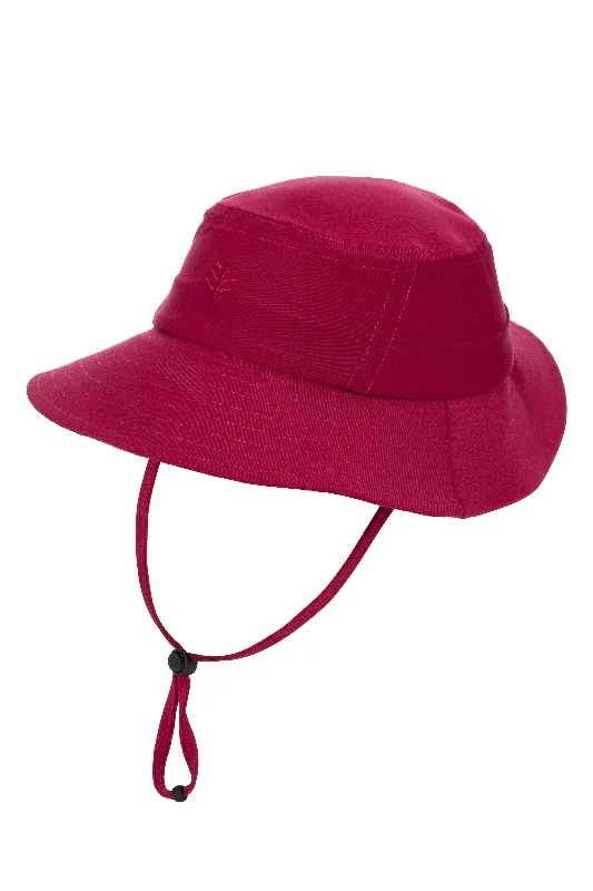 bucket hats for vintage-style summer wear-Kid's Caspian Bucket Hat | Red Crush