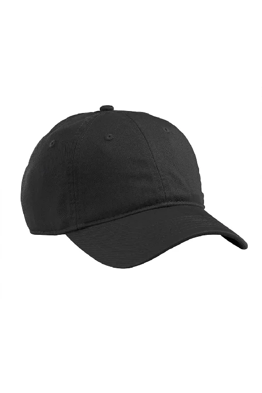 Mens hats with cotton-Econscious Mens Adjustable Hat - Black