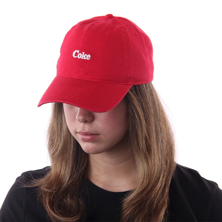 Beanies & Headbands with Cozy Lining-American Needle Coca Cola Micro Ball Park Cap - Red