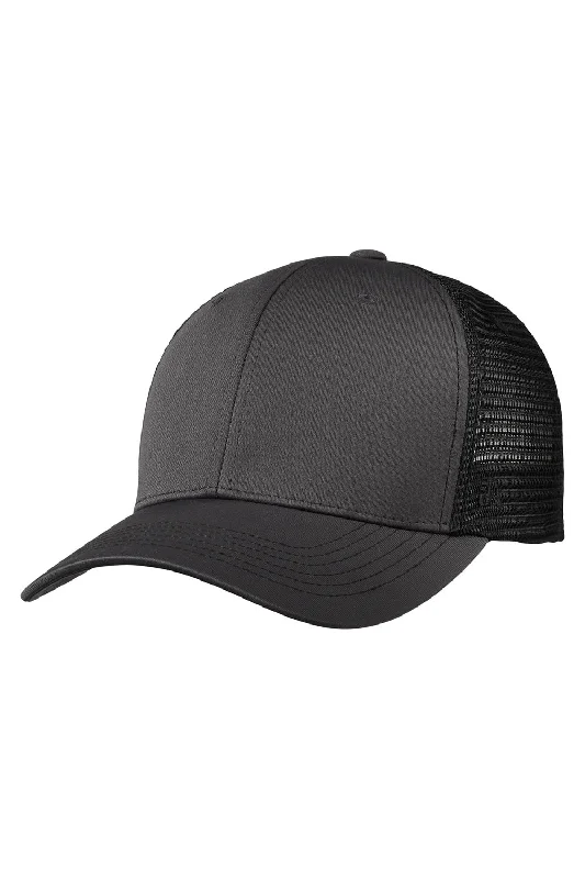 Mens hats with recycled cotton-J America Mens Ranger Snapback Hat - Black