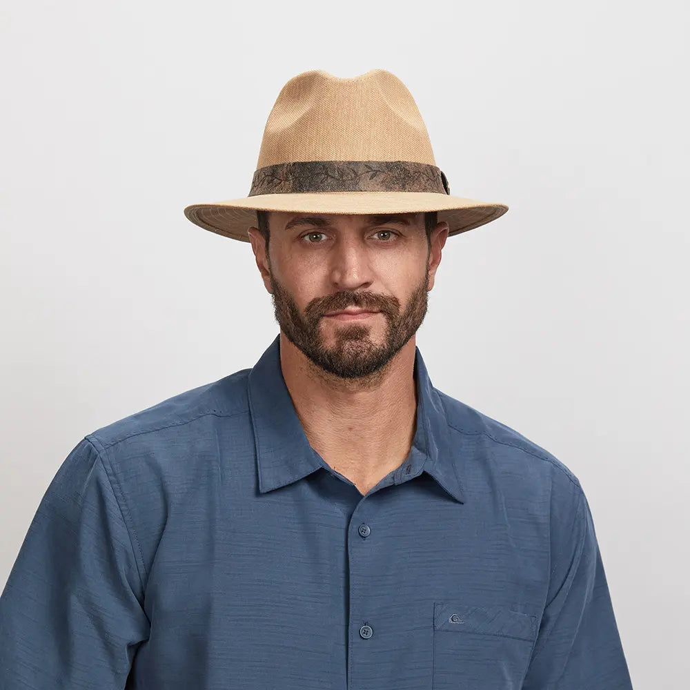 Sun hat for sensitive skin-Boxcar | Mens Straw Sun Hat