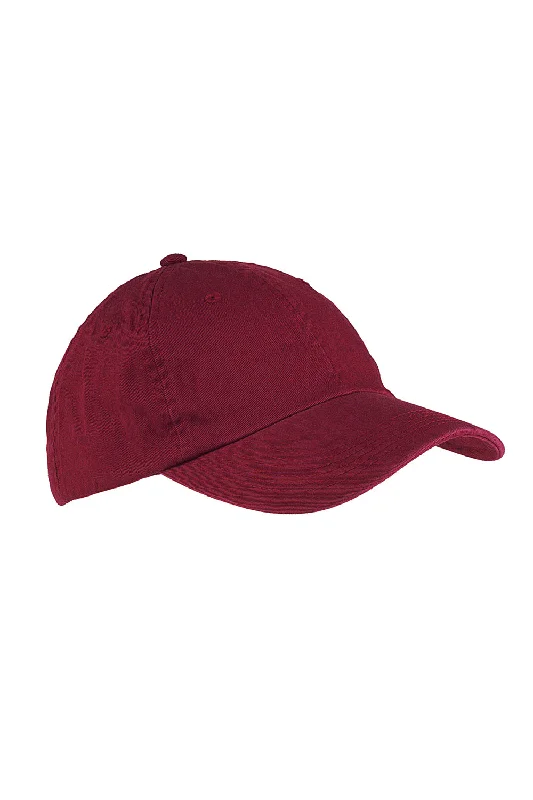 Mens hats for quiet nights-Big Accessories Mens Adjustable Hat - Maroon