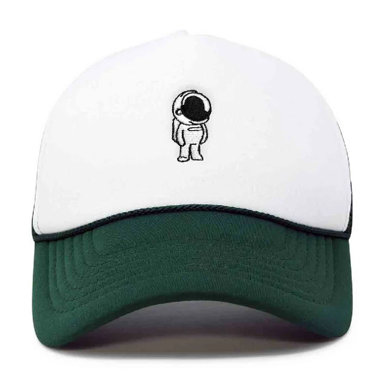 Beanies & Headbands with Soft Band-Dalix Astronaut Trucker Hat