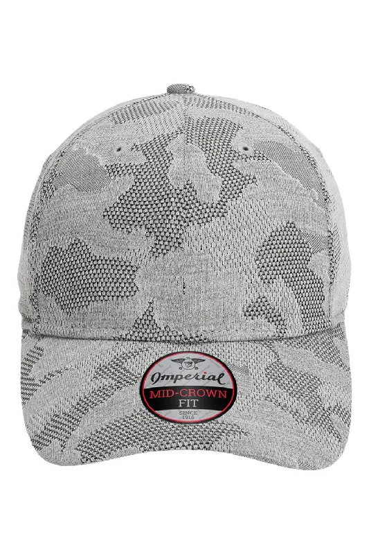 Mens hats for comfy evenings-Imperial Mens The Oglethorpe Tonal Camo Snapback Hat - Light Grey