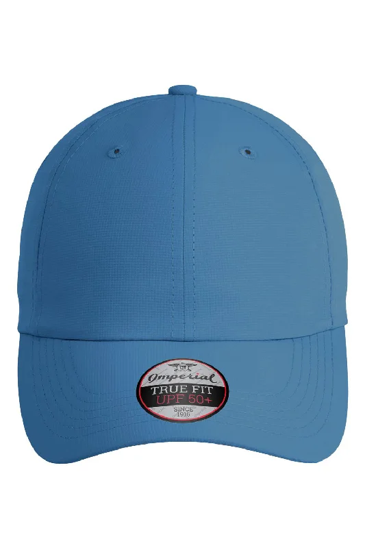 Mens hats with loud patterns-Imperial Mens The Original Performance Moisture Wicking Adjustable Hat - Seaglass Blue